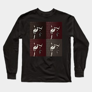 Black Cat Quad Long Sleeve T-Shirt